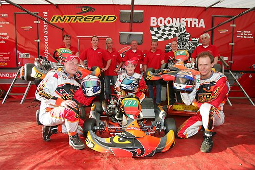 Het team achter Boonstra karts